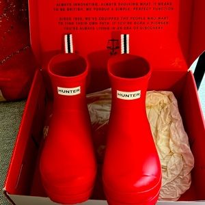 Hunter low rain boots